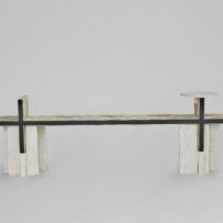 caozitou white garden bench (5)